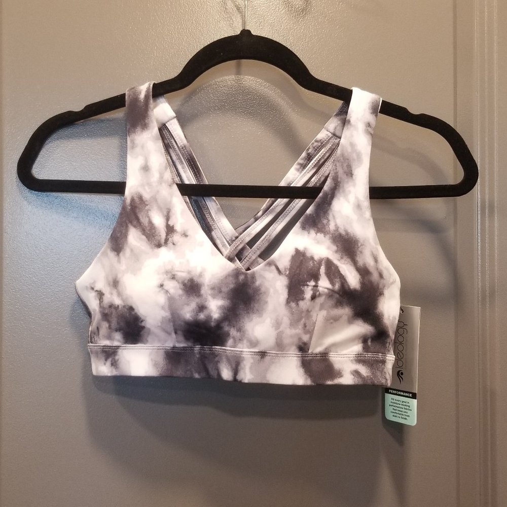 Ideology Tie-Dyed Sports Bra - Size XS